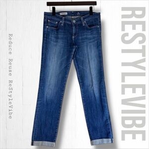 AG ADRIANO GOLDSCHMIED Women’s Size 28 Denim Jeans Stilt Rollup Style Stretch